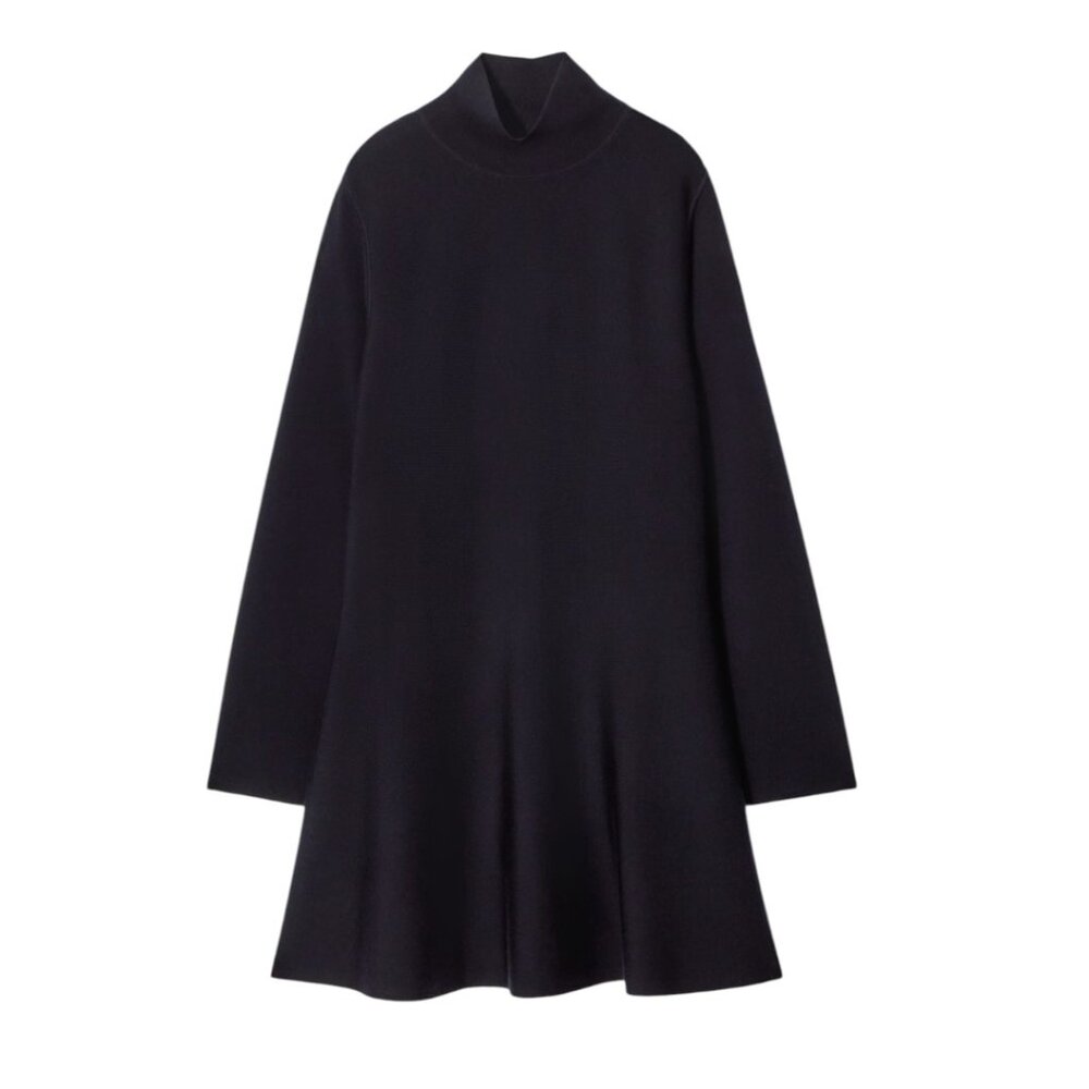 NWT ($150) - COS Wool Dress - Navy - Women's Size Large - Picture 6 of 7